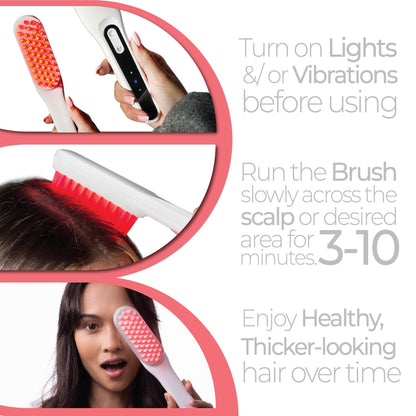 Root Renew Red Light Hairbrush